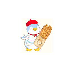 MINI FAMILY Life in France Fridge Magnet (Food G)
