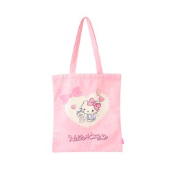 Τσάντα Ψώνιων Ροζ Επίπεδη Hello Kitty