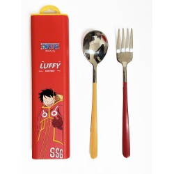 One Piece Collection Cutlery Set (Fork & Spoon)(Luffy)