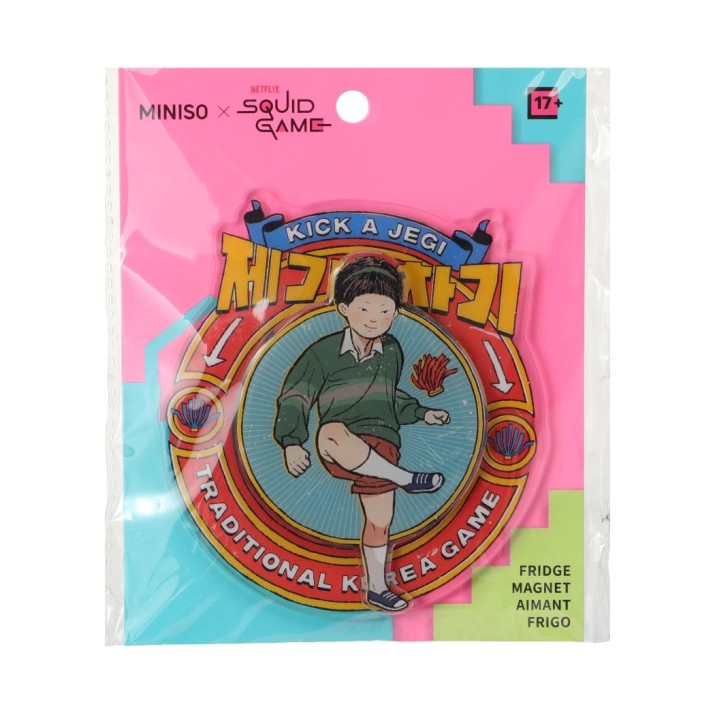 SQUID GAME Collection Rotating Fridge Magnet(Girl)