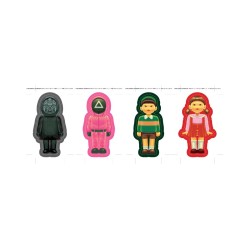 SQUID GAME Collection 18-Piece Soft-Magnet Puzzle (4...