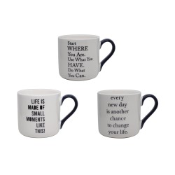 Classic Series Ceramic Mug with Handle 390mL (B)