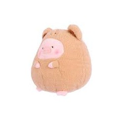 Λούτρινο Γουρουνάκι LuLu the Piggy Ντυμένο Αρκούδος 20cm