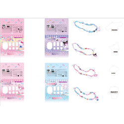 Σετ Βραχιολιών DIY Dopamine Hello Kitty And Friends 4Σχέδια