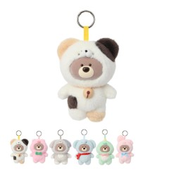 Blind Box Gift Bear Animal Costume Vinyl Plush Pendant