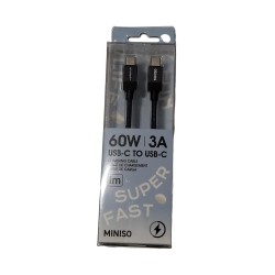 Life is for Fun Series CTC Fast Charging Cable (Blue)