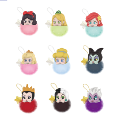 Disney Princess & Villain Fantasy Plush Ball Collection...