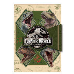Βιβλίο Glue-bound Bookmark Jurassic World με 32 Φύλλα