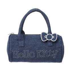 Τσάντα Hello Kitty κυλινδρική μπλε