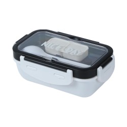Black & White Collection Rectangular Food Container 880mL