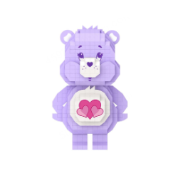Care Bears Collection Decoration Building Blocks(Purple)