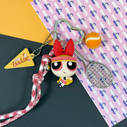 The Powerpuff Girls Collection Tennis Player 3D Keychain...