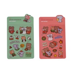 Gift Bear Collection PVC Sticker (2 Assorted Models)