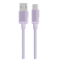 Macaron Series USB-C Fast Charging Data Cable(Purple)