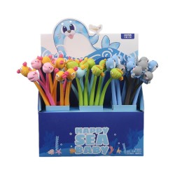 Dundun Ocean Collection Figure Shaking Gel Pen (0.5mm,...