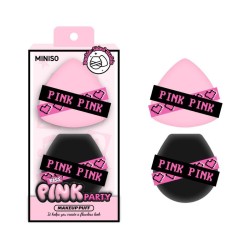 Pink Party Series Double-Sided Cushion Puffs (2 pcs)