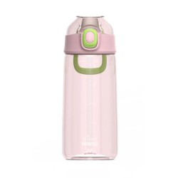 Μπουκάλι Tritan Διπλής Πόσης Minimalist Series 600ml Ροζ