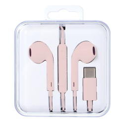 Classic Series USB-C In-Ear Earphones Model: C10(Pink)
