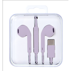 Classic Series USB-C In-Ear Earphones Model: C10(Purple)