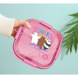 We Bare Bears Seaside Music Festival 3 Compartment Bento...