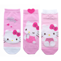 Hello Kitty Pink Collection Κοντές κάλτσες (3 ζευγάρια,...