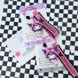 Kuromi Pajama Party Keychain