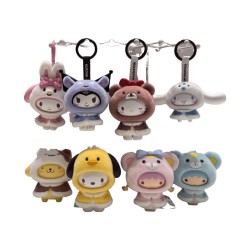 Μπρελόκ Hello Kitty and Friends Little Cloak Flocked...