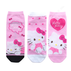 Hello Kitty Pink Collection Κοντές κάλτσες (3 ζευγάρια,...