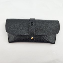 Silvery Gray Series Glasses Case(Black)