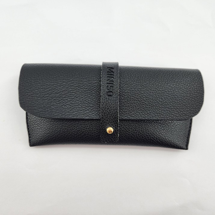 Silvery Gray Series Glasses Case(Black)