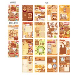 Happy Baking Collection Set pre-cut Sticky Notes (MIMIBARA)