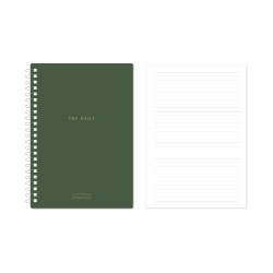 Βιβλίο Minimalism Retro A4 PP σπιράλ 90 φύλλα Blackish Green