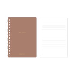 Βιβλίο Minimalism Retro A4 PP σπιράλ 90 φύλλα Mocha Brown