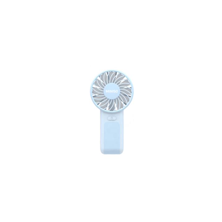 Macaron Series 1200mAh Portable Handheld Fan(Blue)
