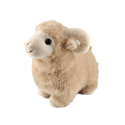 8in. Standing-posture Lamb Plush Toy(Brown)
