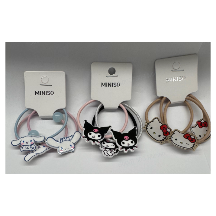 Hello Kitty and Friends Hair Ties (3 pcs)