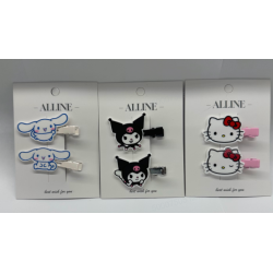 Hello Kitty and Friends Κλιπ Μαλλιών 1Ζευγάρι
