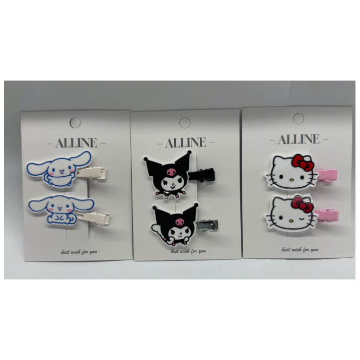 Hello Kitty and Friends Κλιπ Μαλλιών 1Ζευγάρι
