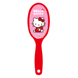 Hello Kitty Βούρτσα Μαλλιών Paddle Οβάλ με Glitter
