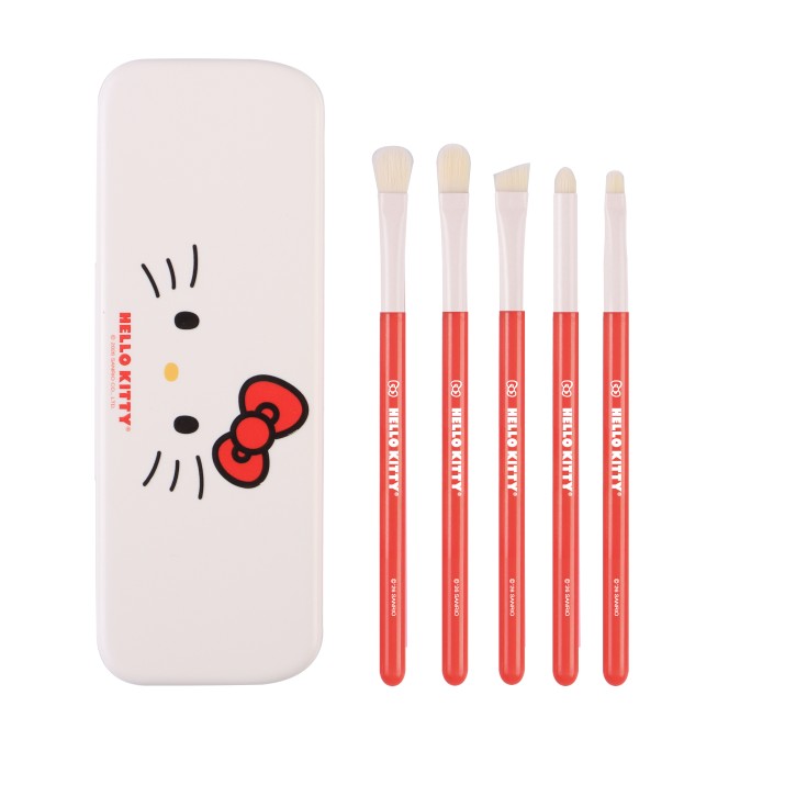 Hello Kitty 5-Piece Eye Makeup Brush Set with...