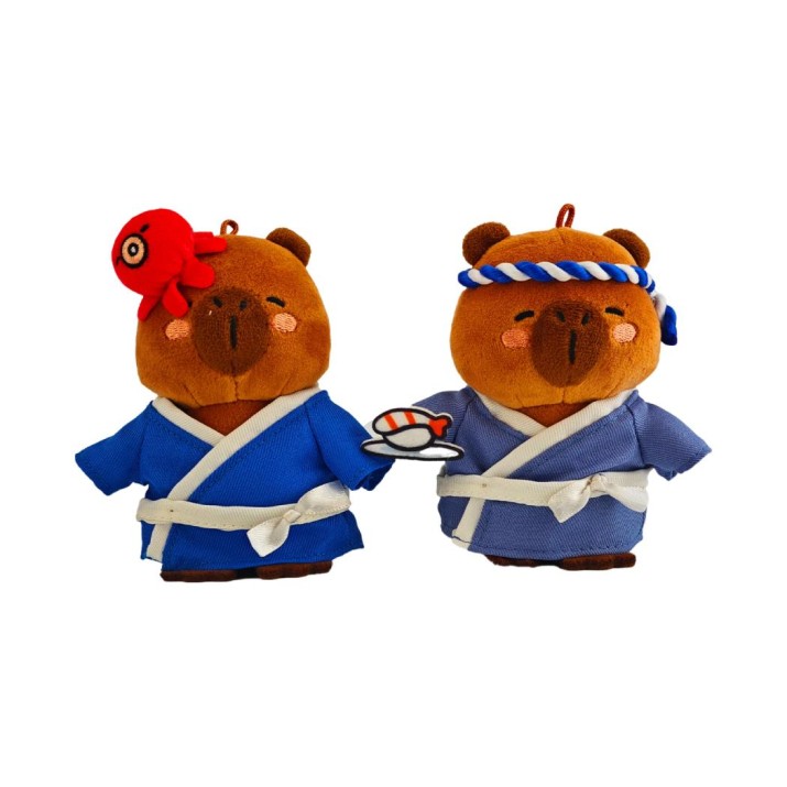 4.5in. Mini Family Sushi Cook Plush Pendant(2...