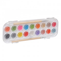 18 Colors Metallic Watercolor Set