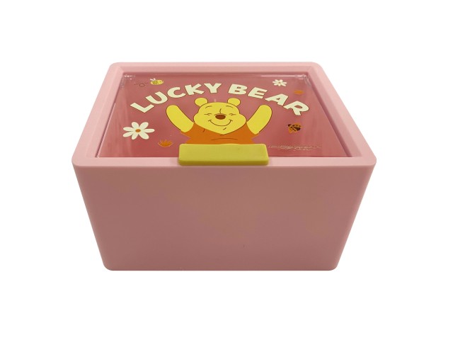 Κουτί Οργάνωσης Πλαστικό για Βαμβακάκια Wiinie the Pooh