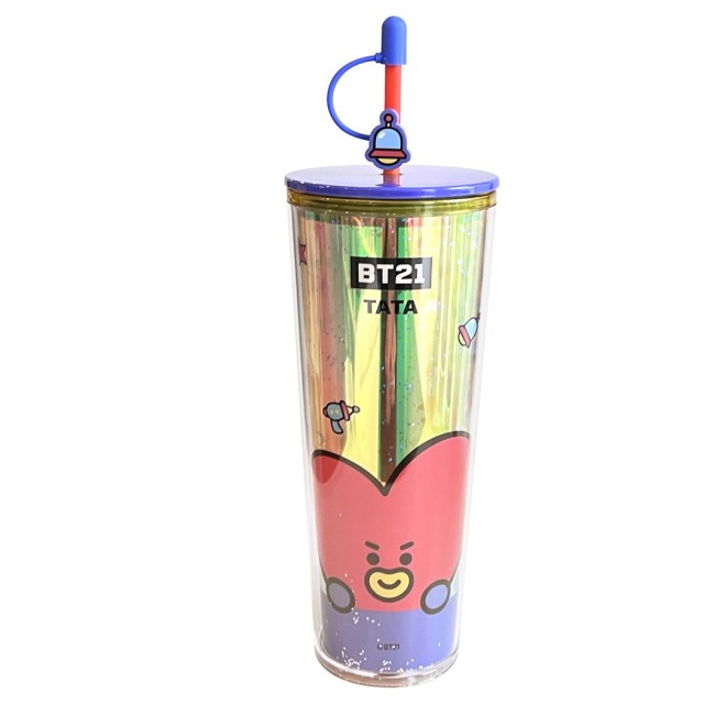 Ποτήρι Πλαστικό με Διπλό Τοίχωμα 800ml BT21 TATA