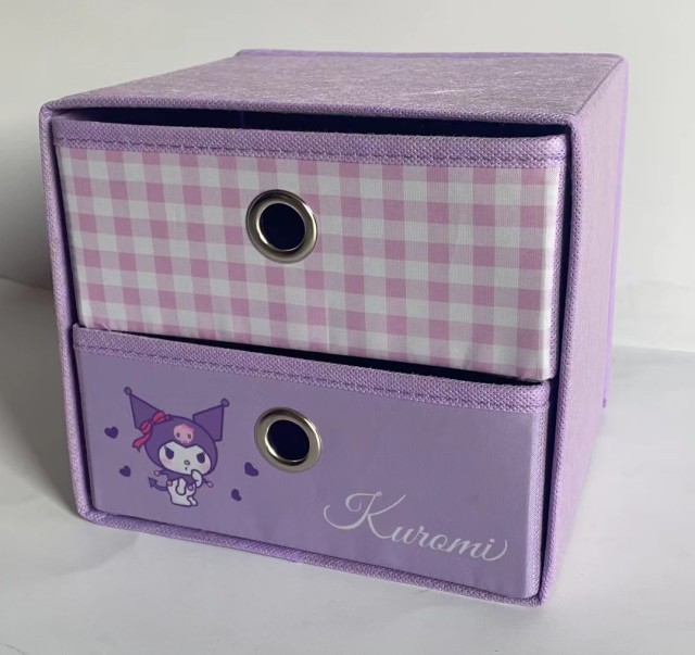Fabric Organization Box with Kuromi Drawers