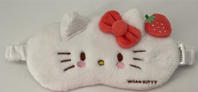 Μάσκα Ύπνου Λούτρινη Sanrio Hello Kitty