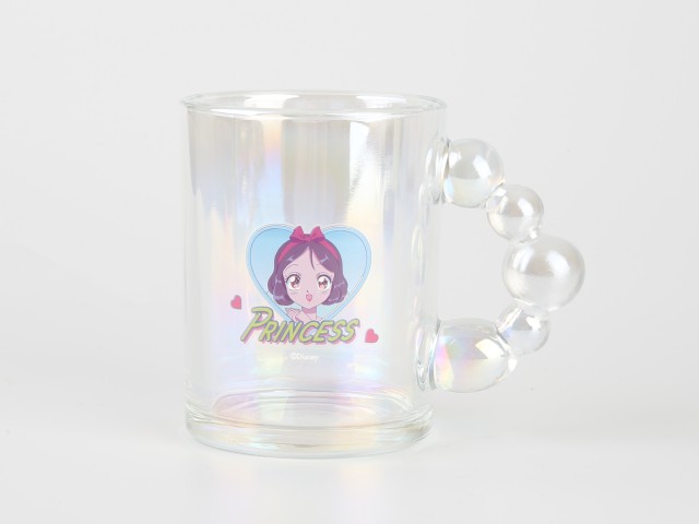 Snow White Glass Mug 335ml