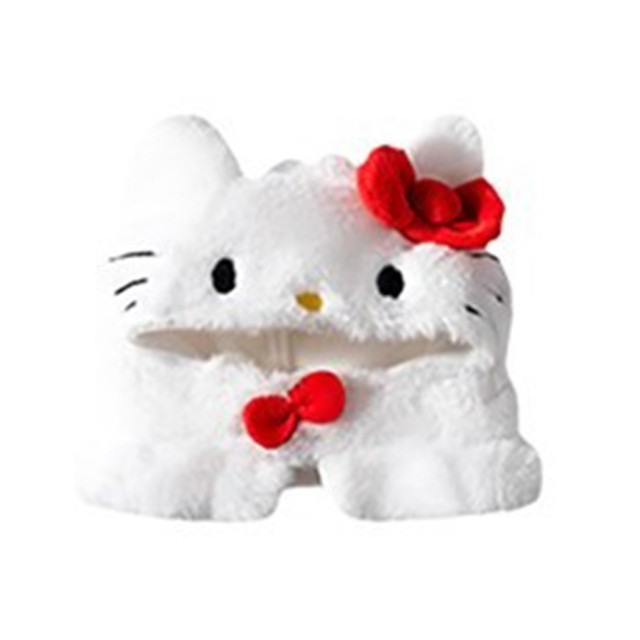Plush hood for Hello Kitty Pet
