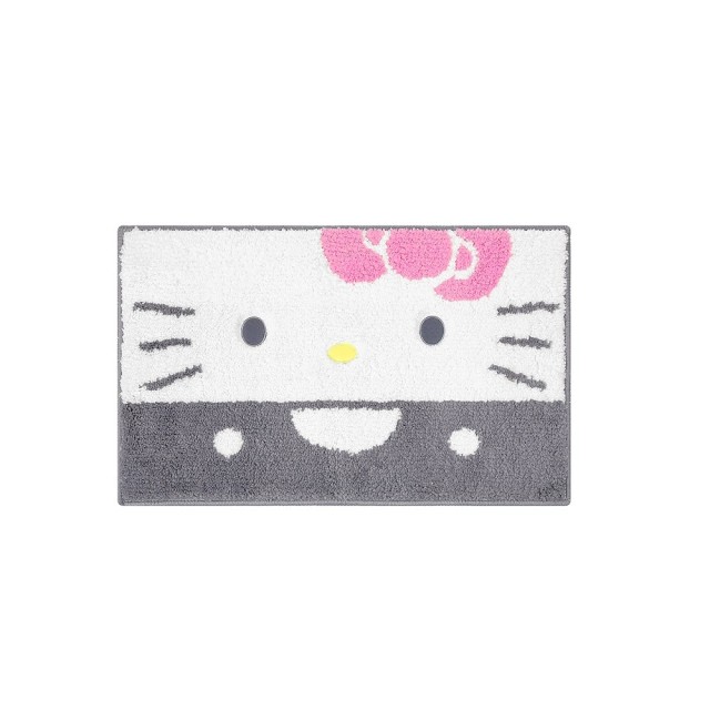Χαλάκι Εισόδου Hello Kitty 60x40cm Γκρι