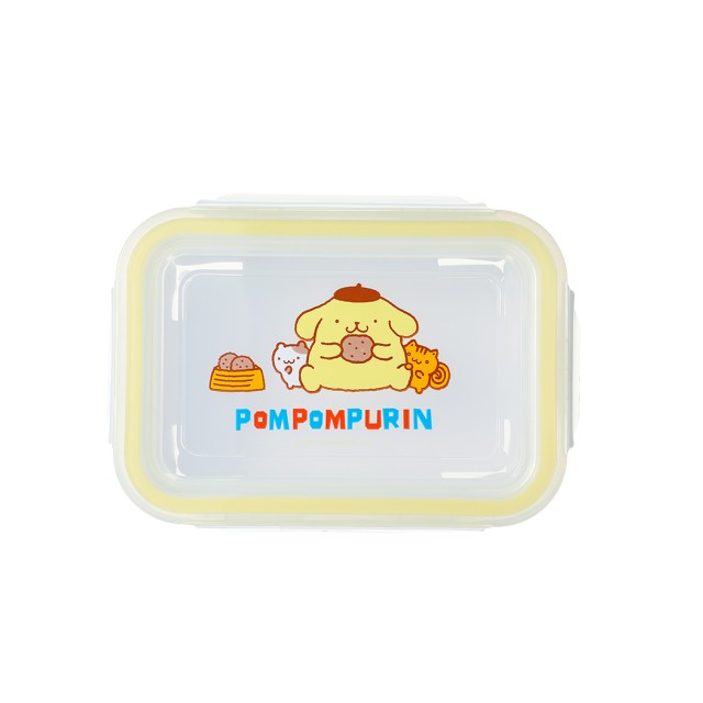 Pompompurin Glass Food Container with Sealing Clip 570ml